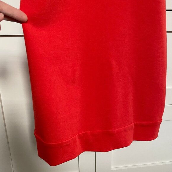 Diane von Furstenberg Designer Slvless Viscose Polyamide Dress Orange Sz 12 - Picture 4 of 13